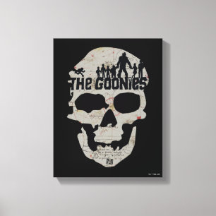 The Goonies Skull Silhouette Graphic Canvas Print