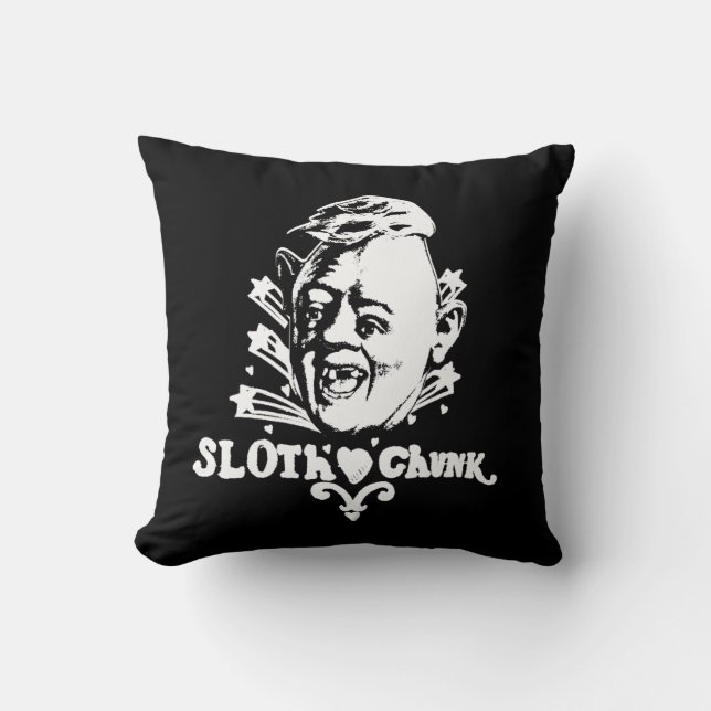 The Goonies "Sloth ♥ Chunk" Cushion (Front)