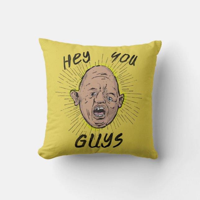 The Goonies Sloth Doodle "Hey You Guys" Cushion (Front)