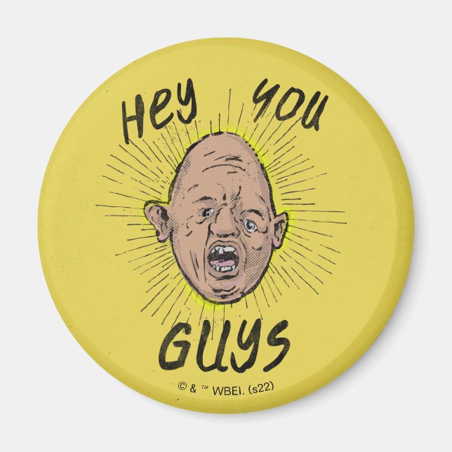 The Goonies Sloth Doodle "Hey You Guys" Magnet (Front)