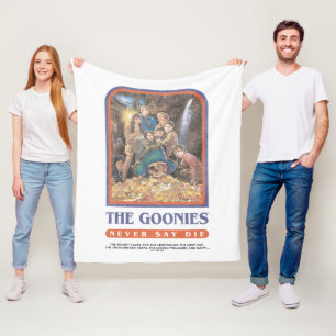 The Goonies Treasure Anniversary Poster Fleece Blanket