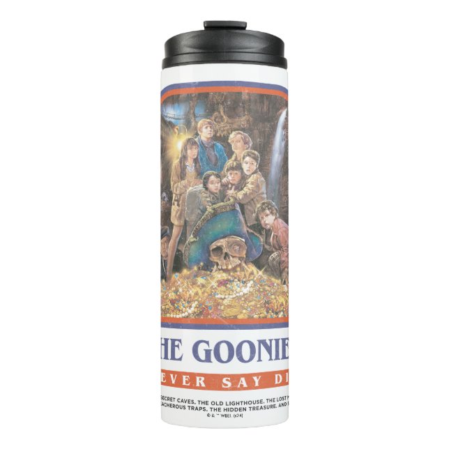 The Goonies Treasure Anniversary Poster Thermal Tumbler (Front)