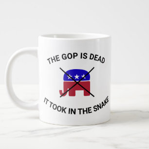 The GOP Is Dead T-Shirt Large Coffee Mug
