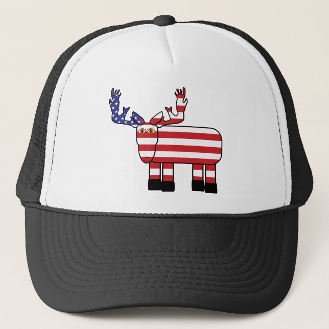 The GOP Moose Trucker Hat (Front)