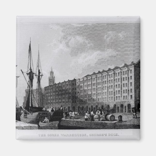 The Goree Warehouse, George's Dock, Liverpool Magnet (Front)