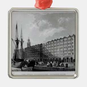 The Goree Warehouse, George's Dock, Liverpool Metal Ornament
