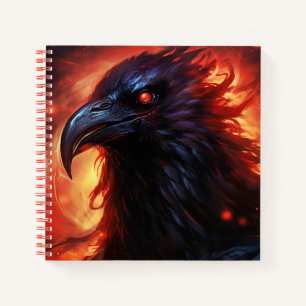 The Gorgeous Black Raven Notebook