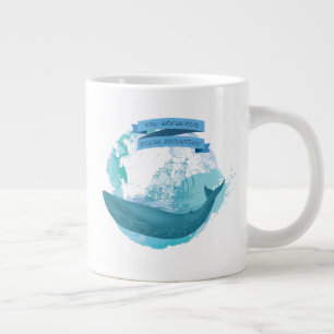 The Gorgeous Ocean Adventure Theme Large Coffee Mug