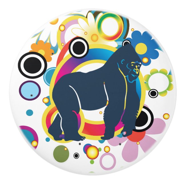 The Gorilla Ceramic Knob (Front)