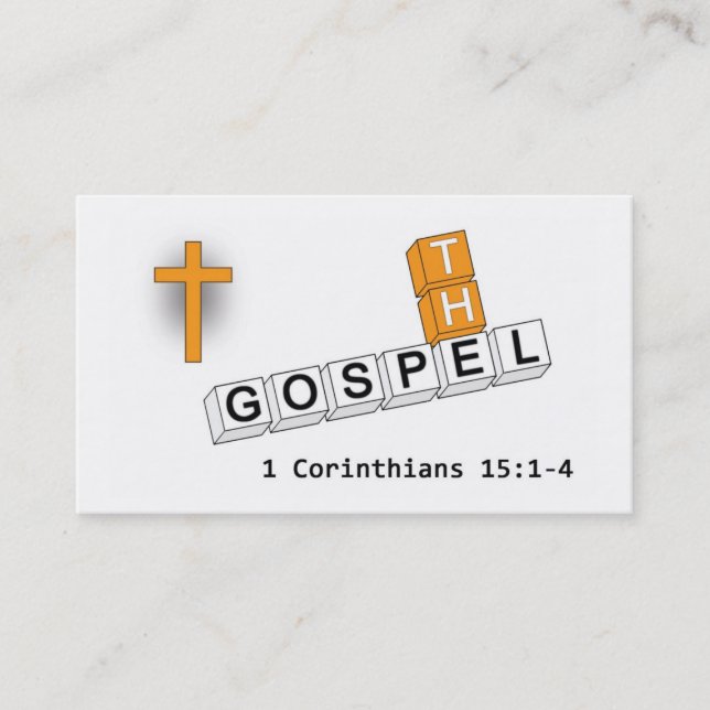 The Gospel Business Card (Front)