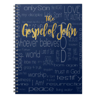 The Gospel of John, Navy Blue Notebook
