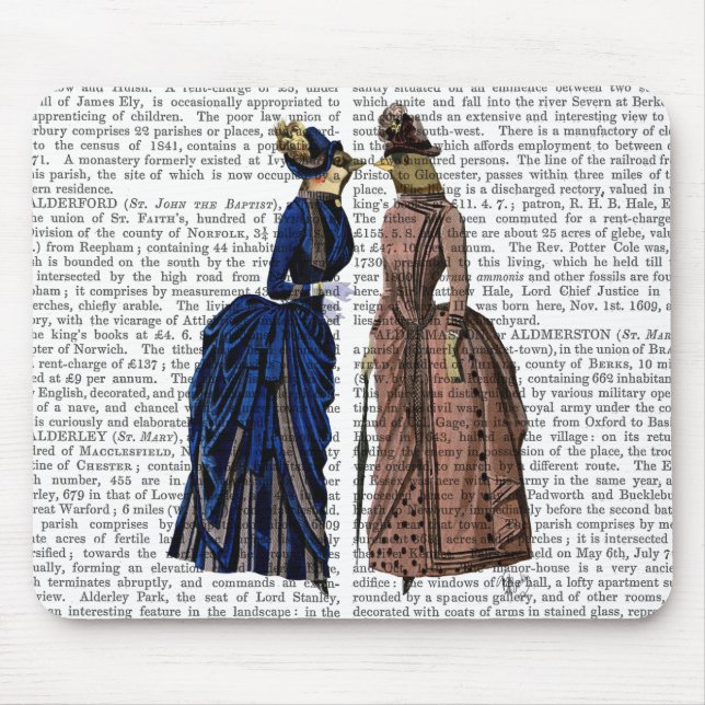 The Gossip Birds Mouse Pad (Front)