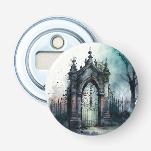 The Gothic Cemetery Gate Series Design 11 Bottle Opener