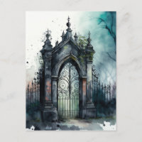 The Gothic Cemetery Gate Series Design 11