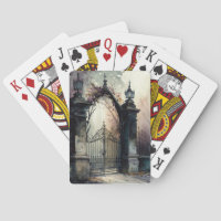 The Gothic Cemetery Gate Series Design 12