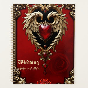 The gothic heart of fire and gold. planner