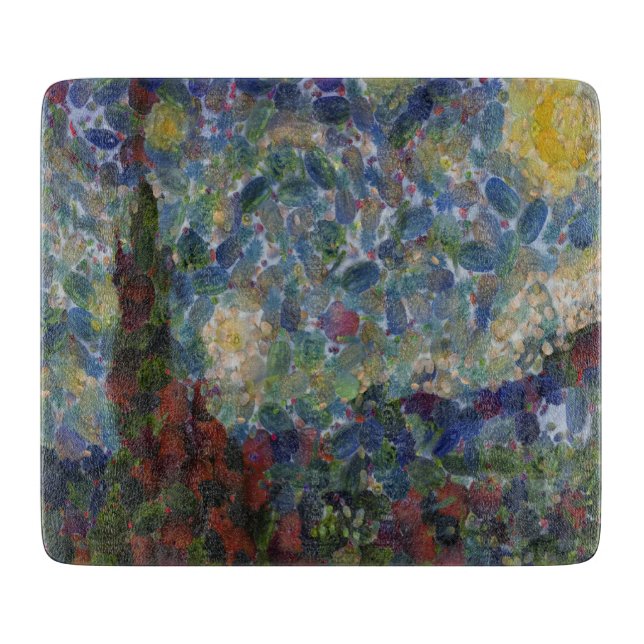 The Gourdy Night Starry Fine Art Spoof Cutting Board (Front)