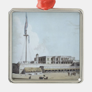 The Government House, Fort St. George, plate 35 fr Metal Tree Decoration