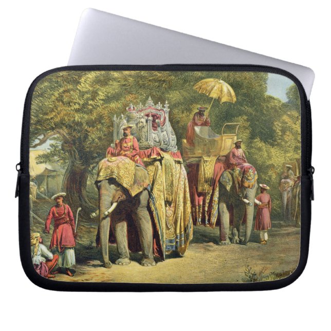 The Governor-General's State Howdah, 1863 (chromol Laptop Sleeve (Front)