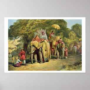 The Governor-General's State Howdah, 1863 (chromol Poster