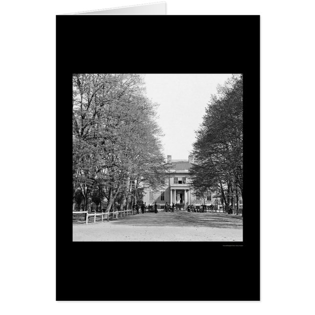 The Governor's Mansion in Richmond, VA 1865 (Front)