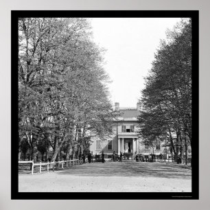 The Governor's Mansion in Richmond, VA 1865 Poster