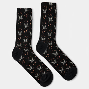 The Graceful Butterfly: A Symbol of Transformation Socks