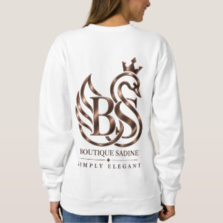 The Graceful Swan Minimalist Crewneck Sweatshirt |