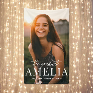 The Graduate   Bold Name Graduation  Banner