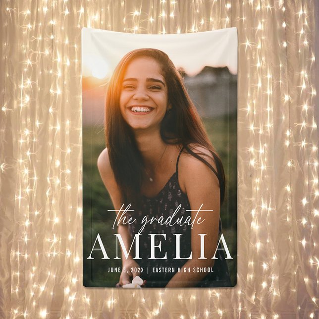 The Graduate | Bold Name Graduation  Banner (The Graduate | Bold Name Graduation Banner)