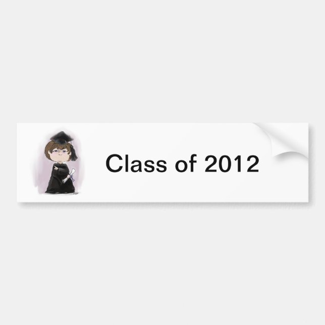 The Graduate! Bumper Sticker (Front)