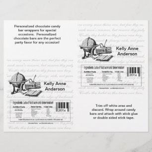 The Graduate Candybar Wrappers (With Nutritional F