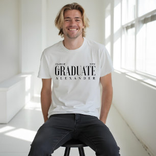 The Graduate Modern Trendy Class of 2022 Grad Name T-Shirt