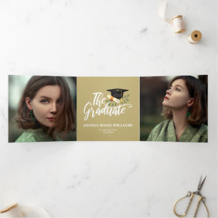 The Graduate Multi Photo Tri-Fold Announcement