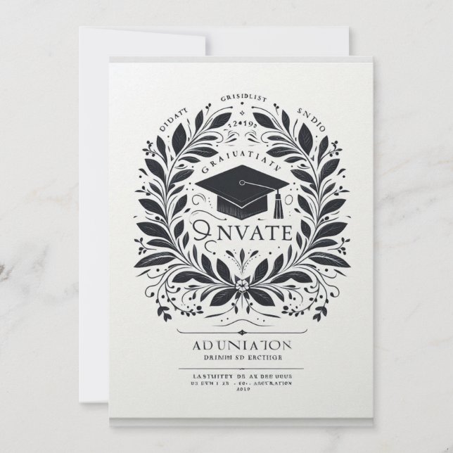 The Graduate’s Triumph Announcement (Front)