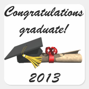 The Graduate - Square Sticker