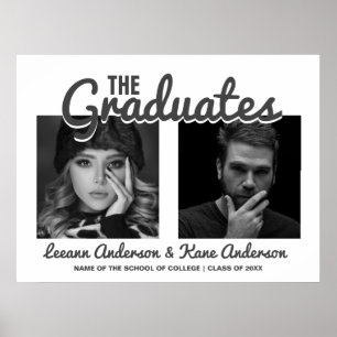 The graduates Double Graduation Welcome Poster