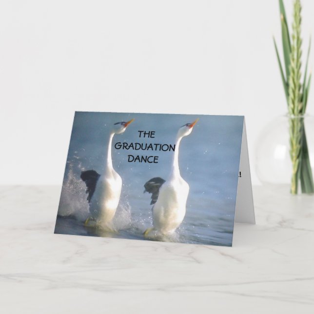 THE GRADUATION DANCE ESPECIALLY FOR YOU CARD (Front)