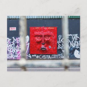 The Graffiti in Belfast Ireland Postcard