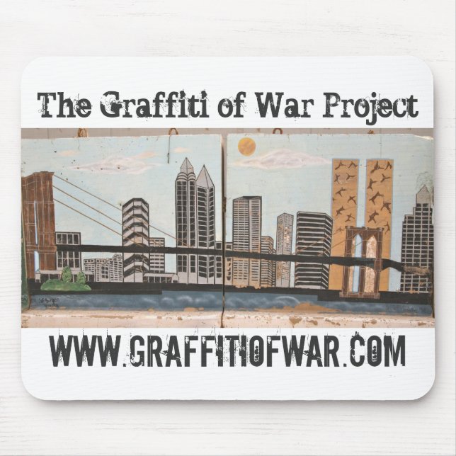 The Graffiti of War Project: Mousepad Series 9/11 (Front)