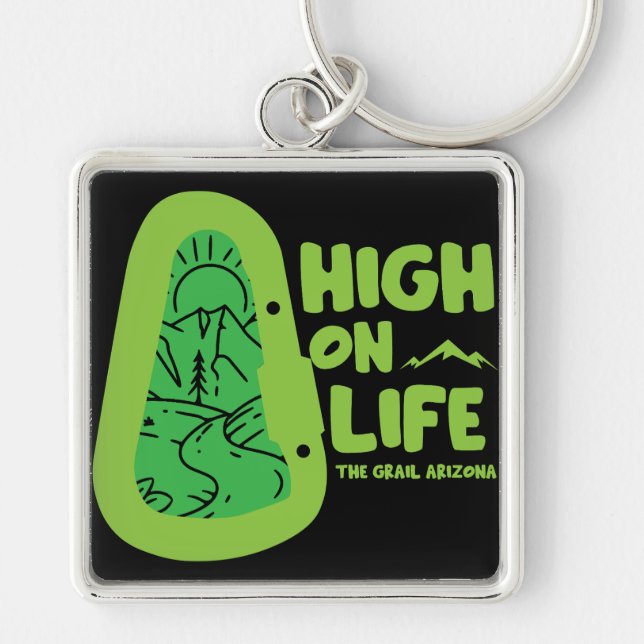 The Grail Arizona Alpinism USA Key Ring (Front)