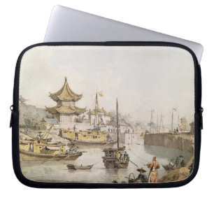 The Grand Canal, China, (w/c) Laptop Sleeve