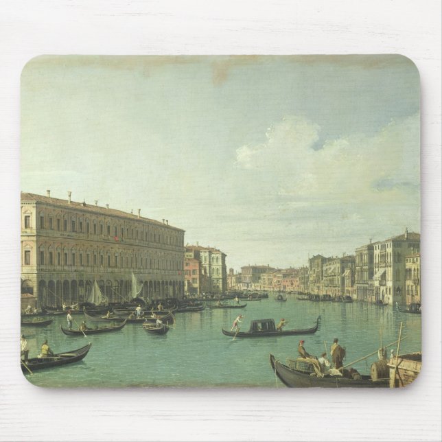 The Grand Canal from the Rialto Bridge Mouse Pad (Front)