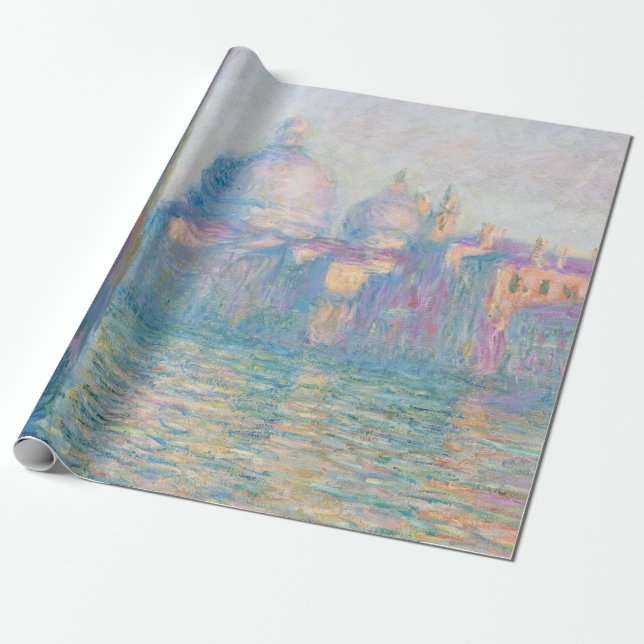 The Grand Canal In Venice By Claude Monet Wrapping Paper (Unrolled)