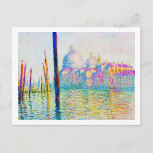 The Grand Canal in Venice Claude Monet Postcard