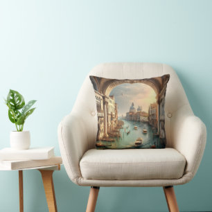 The Grand Canal in Venice Italy Travel Cushion