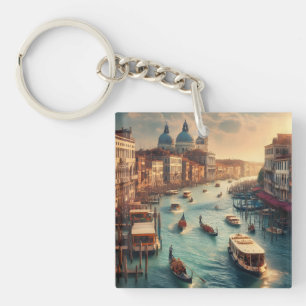 The Grand Canal in Venice Italy Travel Key Ring