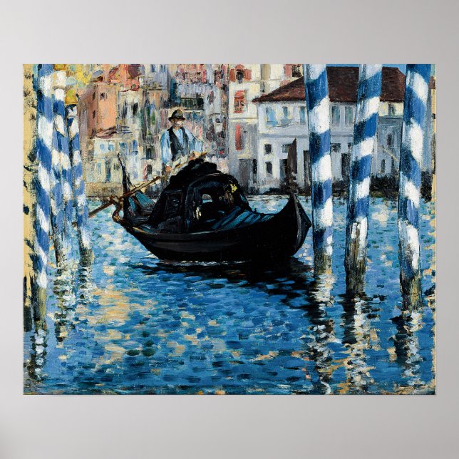 The Grand Canal of Venice by Manet - Poster (Front)