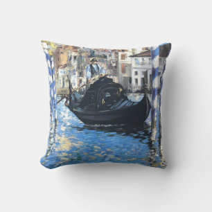 The grand canal of Venice  Edouard Manet  Cushion
