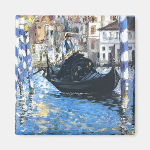 The grand canal of Venice Edouard Manet Magnet